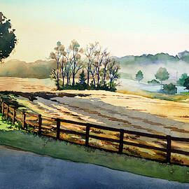 Morning Fog Rolls Away by Mick Williams