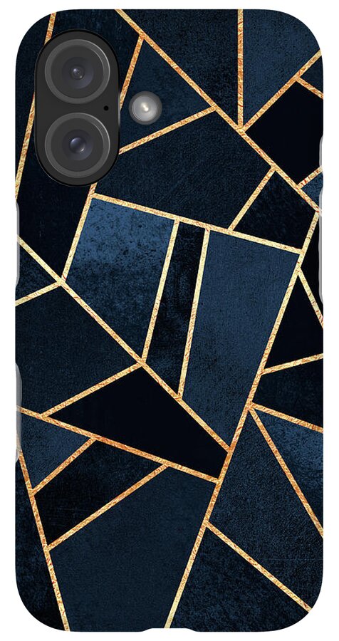iPhone Case - Navy Stone by Elisabeth Fredriksson