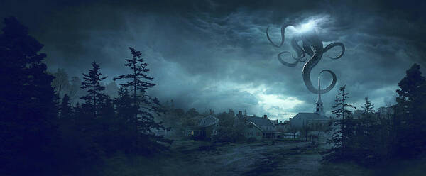 Wall Art - Digital Art - New England by Guillem H Pongiluppi