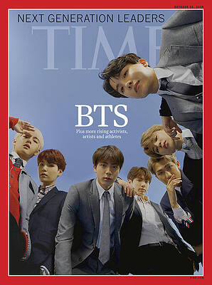 Wall Art - Photograph - Next Generation Leaders 2018 - BTS by Photograph by Nhu Xuan Hua for TIME