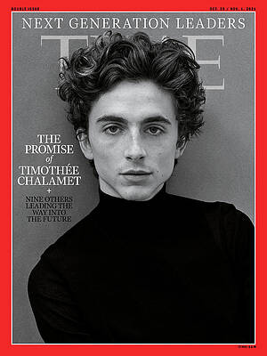 Wall Art - Photograph - Next Generation Leaders - Timothee Chalamet by Photograph by Ruven Afanador for TIME
