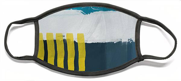 Ocean Front Walk 2- Art By Linda Woods Face Mask