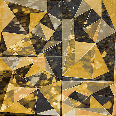 Wall Art - Digital Art - Omg Modern Triangles II by south Social Studio