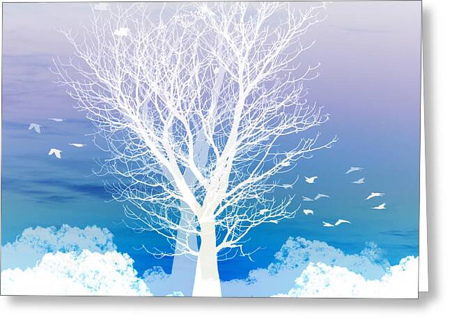 Once Upon A Moon Lit Night... Greeting Card
