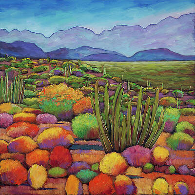 Wall Art - Painting - Organ Pipe by Johnathan Harris