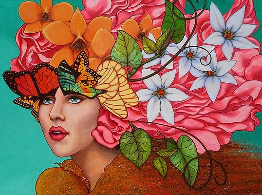 Wall Art - Painting - Passionate Pursuit by Helena Rose