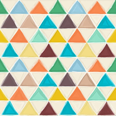 Wall Art - Drawing - Portland triangles by MGL Licensing