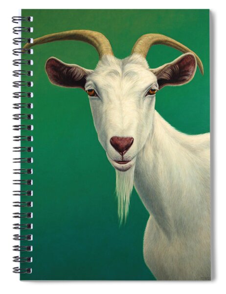 Portrait Of A Goat Spiral Notebook