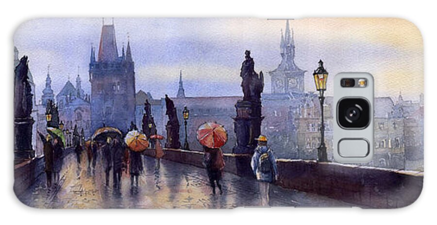 Galaxy Case - Prague Charles Bridge by Yuriy Shevchuk