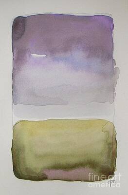 Wall Art - Painting - Purple Morning by Vesna Antic