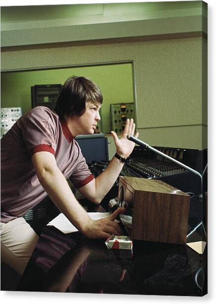 Recording Pet Sounds Canvas Print