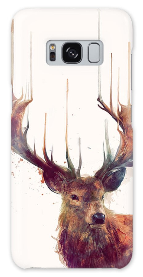 Galaxy Case - Red Deer by Amy Hamilton