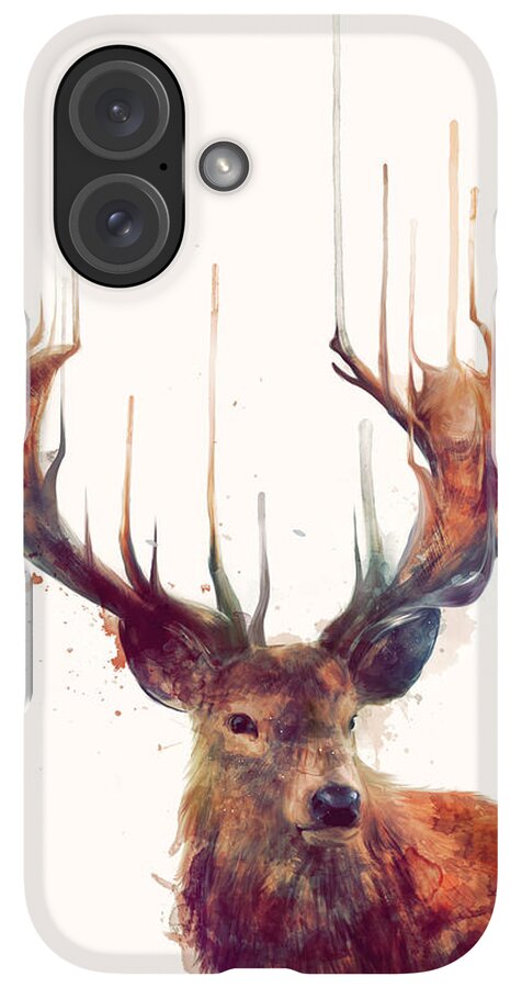 iPhone Case - Red Deer by Amy Hamilton