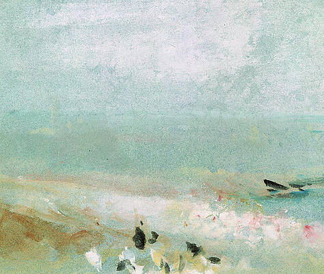 Wall Art - Painting - River bank by Joseph Mallord William Turner