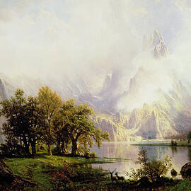 Rocky Mountain Landscape by Albert Bierstadt