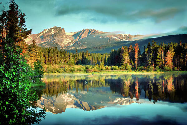 Wall Art - Photograph - Rocky Mountain Morning - Estes Park Colorado by Gregory Ballos