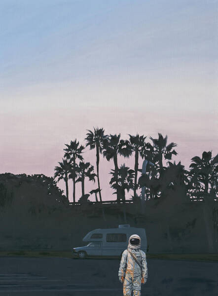 Wall Art - Painting - RV Dusk by Scott Listfield