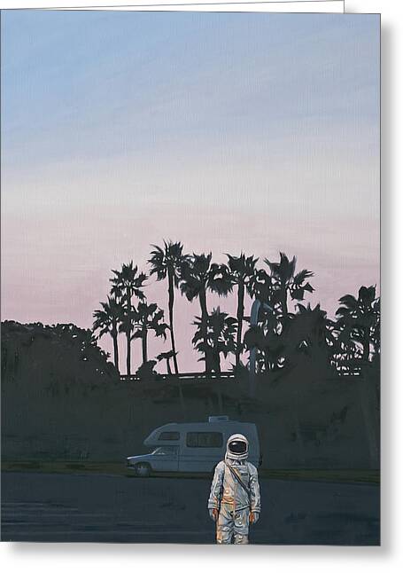 Rv Dusk Greeting Card