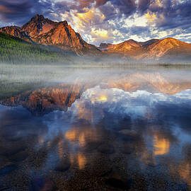 Sawtooth Reflections by Rick Berk