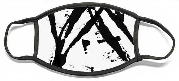 Shadow Abstract 1- Art By Linda Woods Face Mask