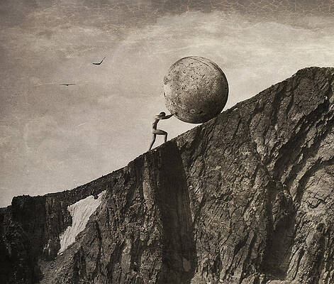 Wall Art - Photograph - Sisyphus by Jeffrey Hummel