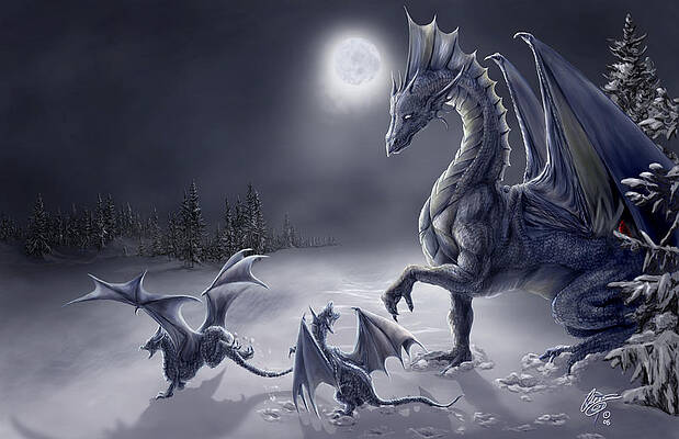 Wall Art - Digital Art - Snow Day by Rob Carlos