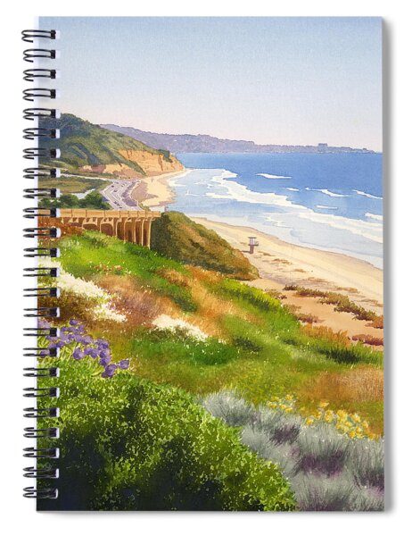 Spring View Of Torrey Pines Spiral Notebook