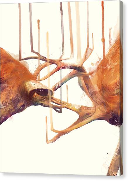 Stags // Strong Canvas Print