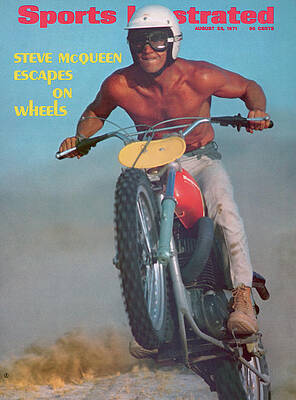 Wall Art - Photograph - Steve Mcqueen, Motocross Sports Illustrated Cover by Sports Illustrated