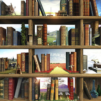 Wall Art - Digital Art - StoryWorld by Cynthia Decker