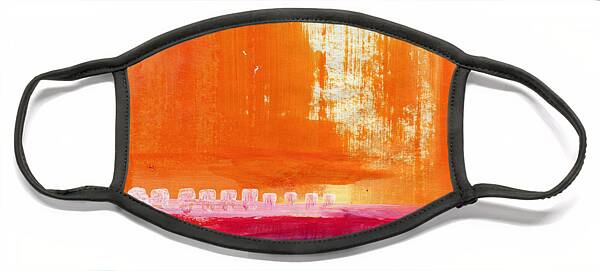 Summer Picnic- Colorful Abstract Art Face Mask
