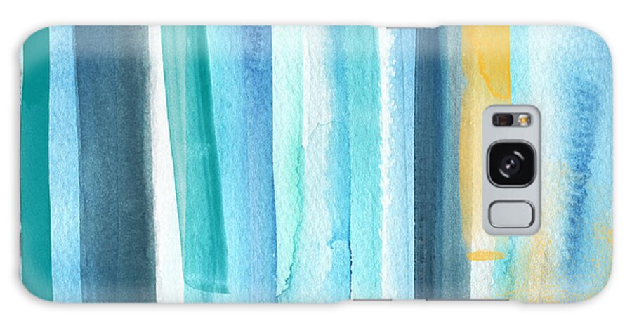 Galaxy Case - Summer Surf- Abstract Painting by Linda Woods