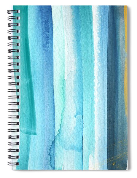 Summer Surf- Abstract Painting Spiral Notebook