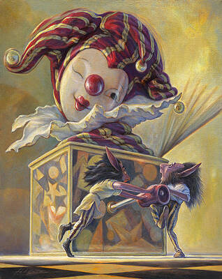 Wall Art - Painting - Surprise by Leonard Filgate