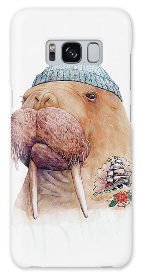 Galaxy Case - Tattooed Walrus by Animal Crew