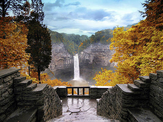 Wall Art - Photograph - Taughannock in Autumn by Jessica Jenney