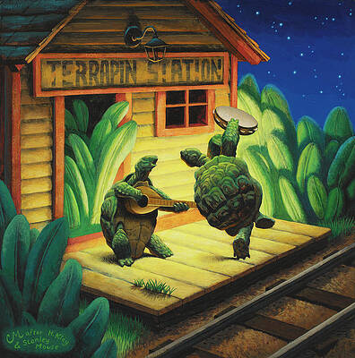 Wall Art - Painting - Terrapin Station by Chris Miles