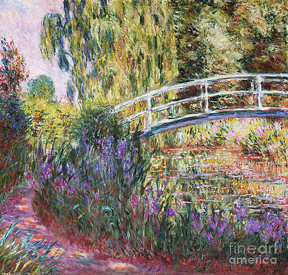 Wall Art - Painting - The Japanese Bridge by Claude Monet