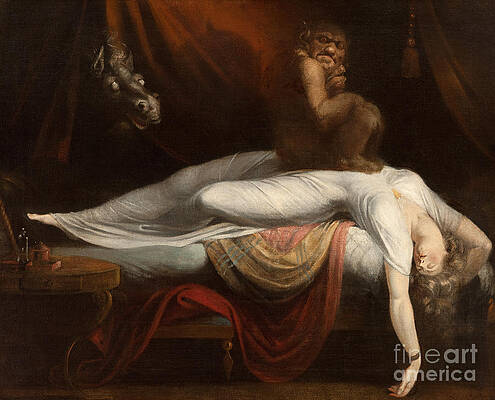 Wall Art - Painting - The Nightmare by Henry Fuseli