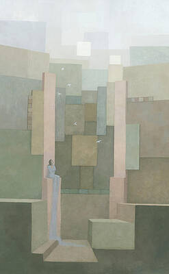 Wall Art - Painting - The Salt Palace by Steve Mitchell