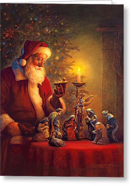 Santa Claus Greeting Cards for Sale