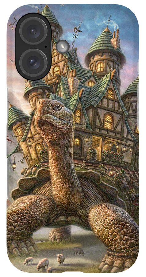 iPhone Case - Tortoise House by Phil Jaeger
