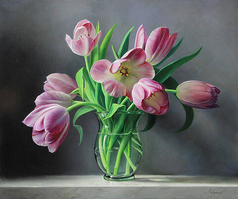 Wall Art - Painting - Tullips from Holland by Pieter Wagemans