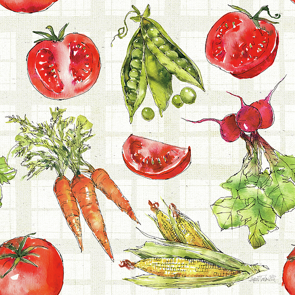 Vegetable Patterns Art for Sale
