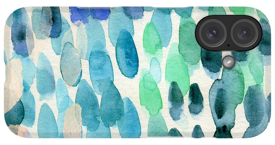 iPhone Case - Waterfall 2- Abstract Art by Linda Woods by Linda Woods