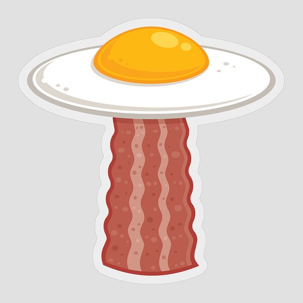 Eggstraterrestrial Sticker