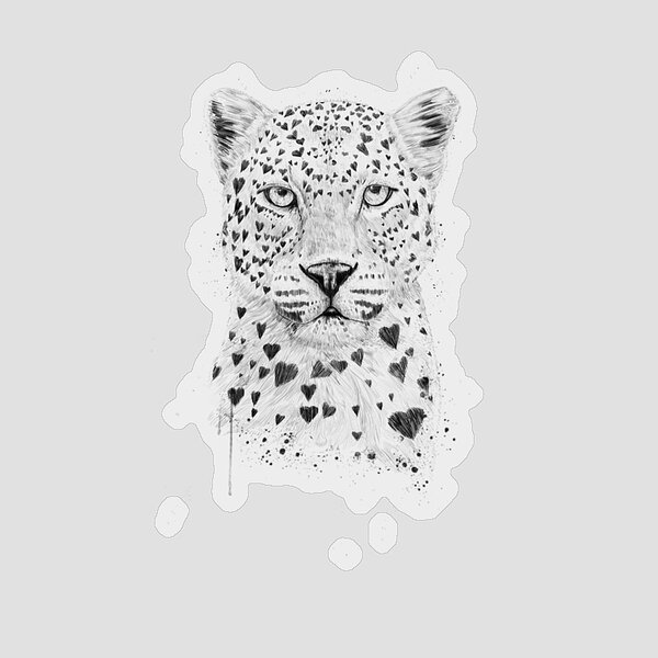 Lovely Leopard Sticker